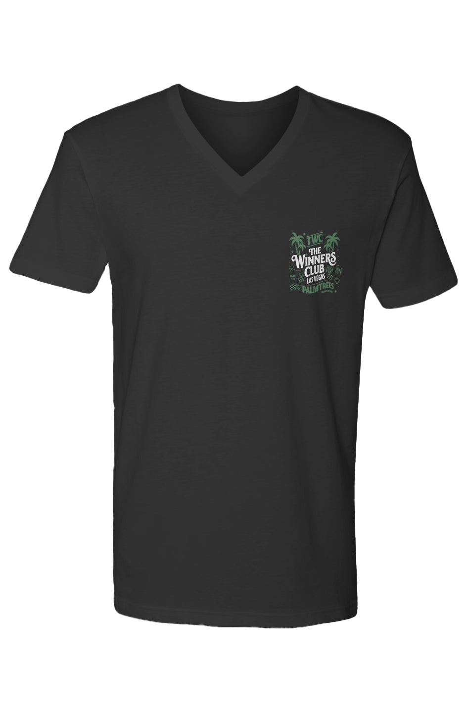 Cotton Short Sleeve V