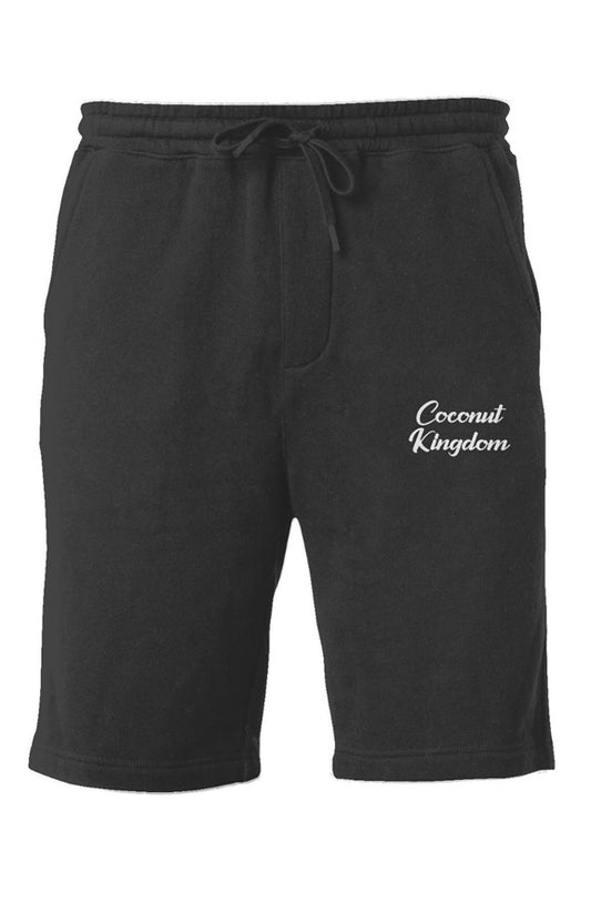 Coconut Kingdom Midweight Fleece Shorts Black